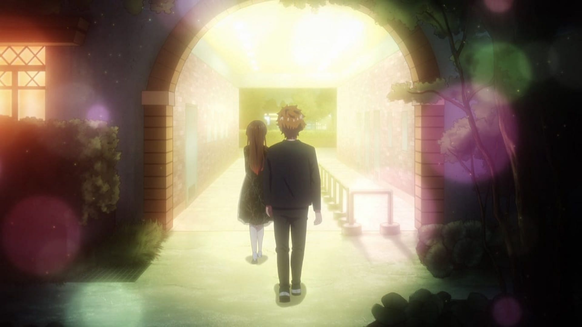 Chizuru and Kazuya head home (Image via TMS Entertainment)